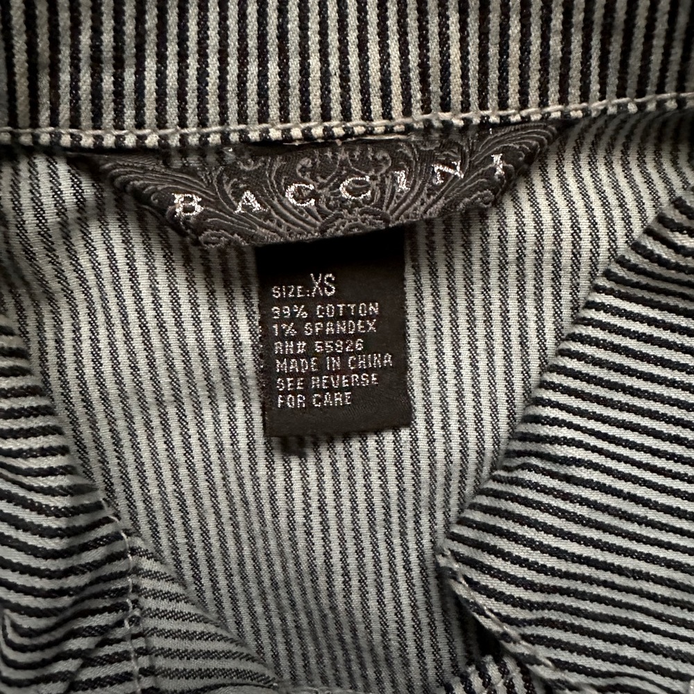 XS Baccini Jean Jacket - Picture 5 of 5